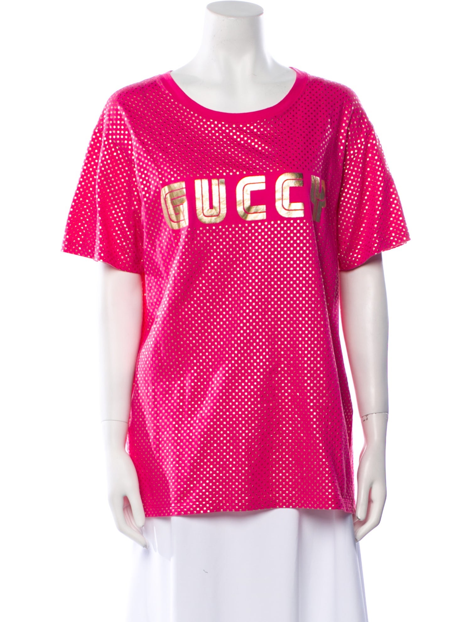 Gucci Graphic Print Crew Neck T-Shirt