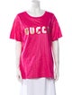 Gucci Graphic Print Crew Neck T-Shirt