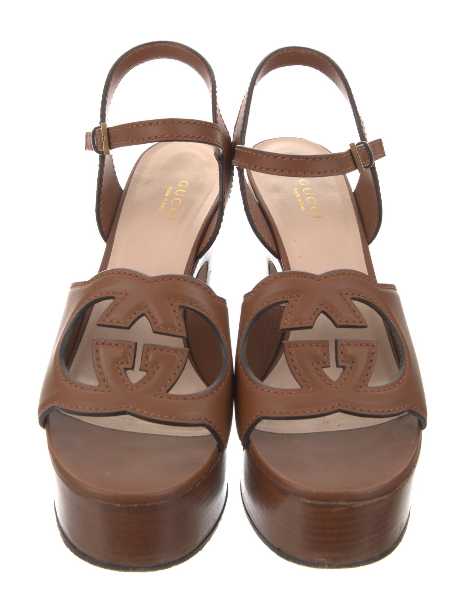 Gucci Leather Sandals