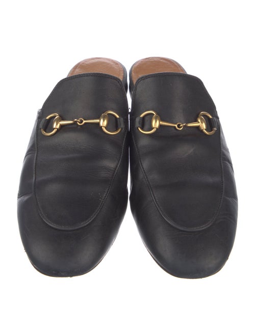 Gucci Horsebit Accent Leather Mules