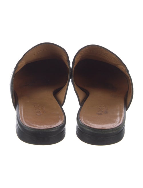 Gucci Horsebit Accent Leather Mules