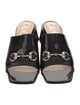 Gucci Horsebit Accent Patent Leather Slides