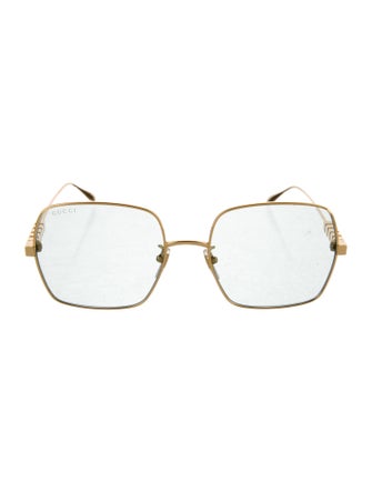 Gucci Signature Logo Square Sunglasses