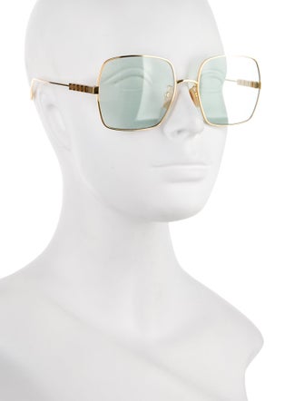 Gucci Signature Logo Square Sunglasses