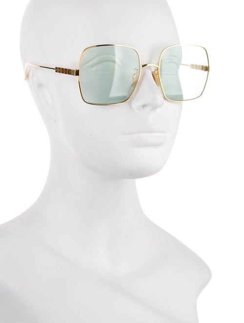 Gucci Signature Logo Square Sunglasses