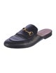 Gucci Horsebit Accent Leather Mules