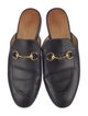 Gucci Horsebit Accent Leather Mules