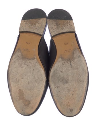 Gucci Horsebit Accent Leather Mules