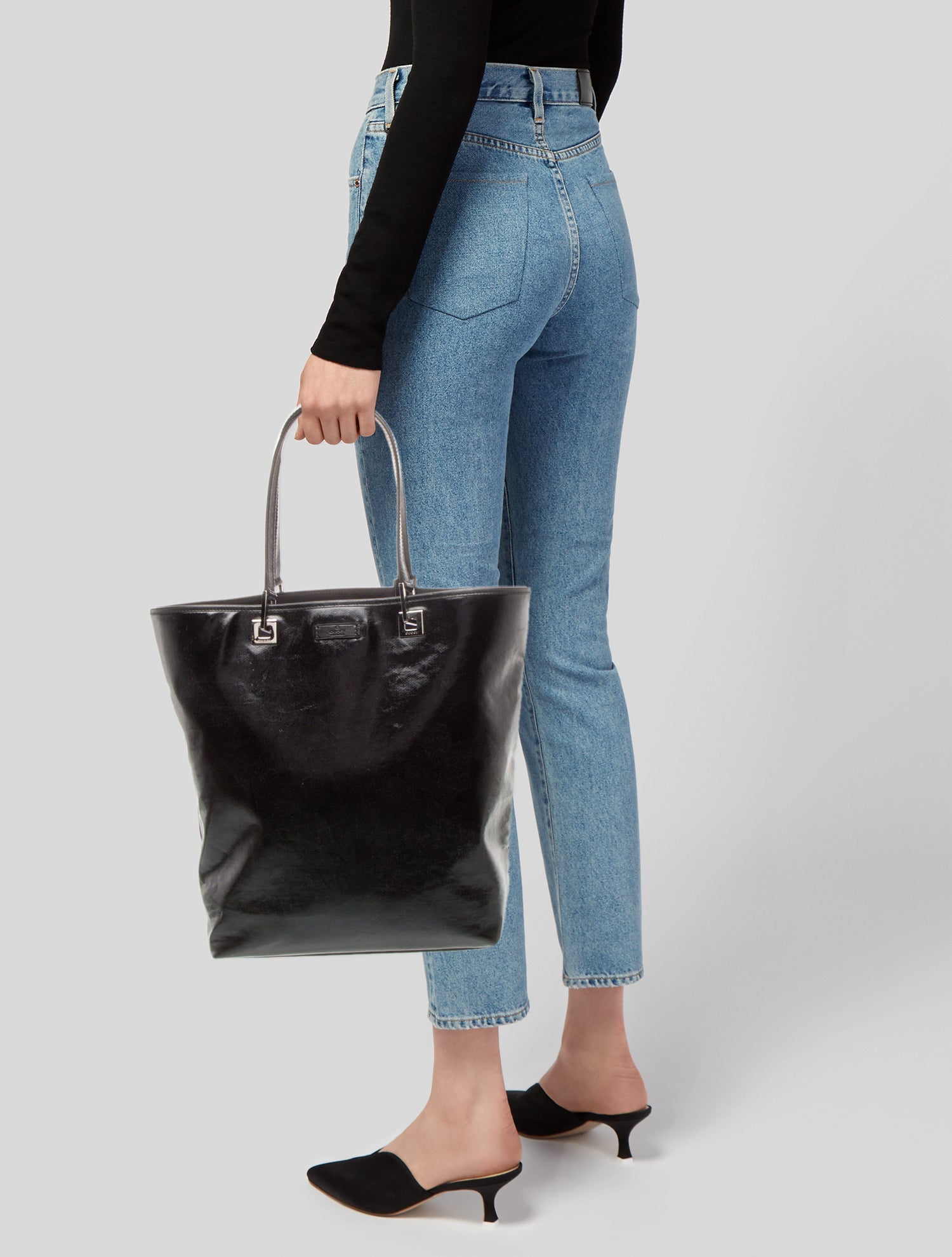 Gucci Patent Leather Bucket Bag