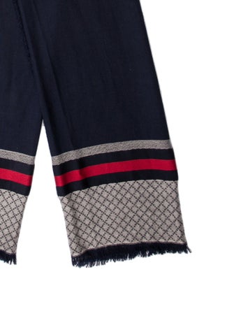 Gucci Wool Striped Scarf