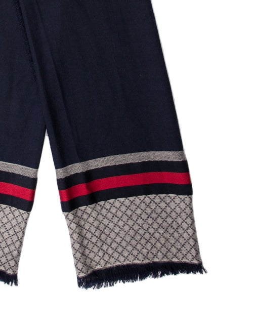 Gucci Wool Striped Scarf