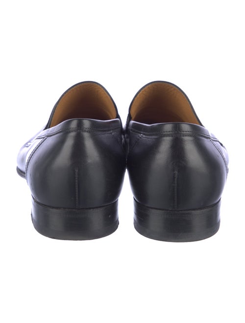 Gucci Interlocking G Logo Leather Dress Loafers