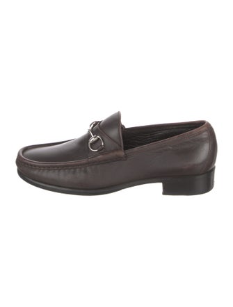 Gucci 1955 Horsebit Accent Leather Dress Loafers