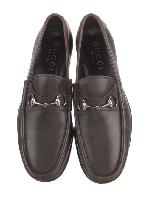 Gucci 1955 Horsebit Accent Leather Dress Loafers