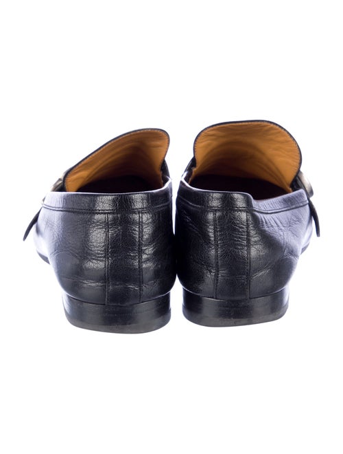 Gucci Double G Logo Leather Dress Loafers