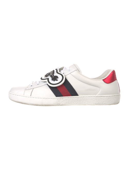 Gucci Sylvie Web Accent Leather Sneakers