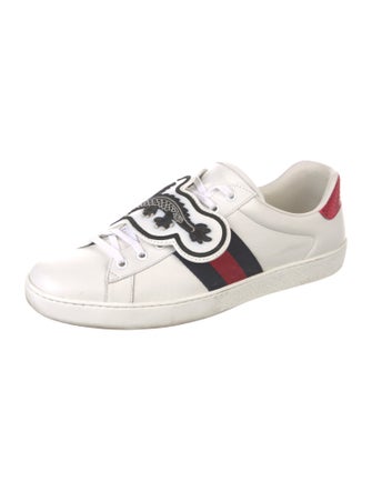 Gucci Sylvie Web Accent Leather Sneakers
