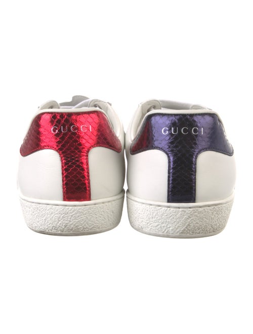 Gucci Sylvie Web Accent Leather Sneakers