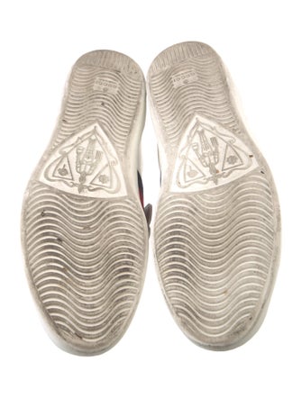 Gucci Sylvie Web Accent Leather Sneakers