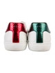Gucci Web Accent Leather Sneakers