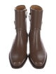 Gucci Horsebit Accent Leather Boots