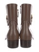 Gucci Horsebit Accent Leather Boots