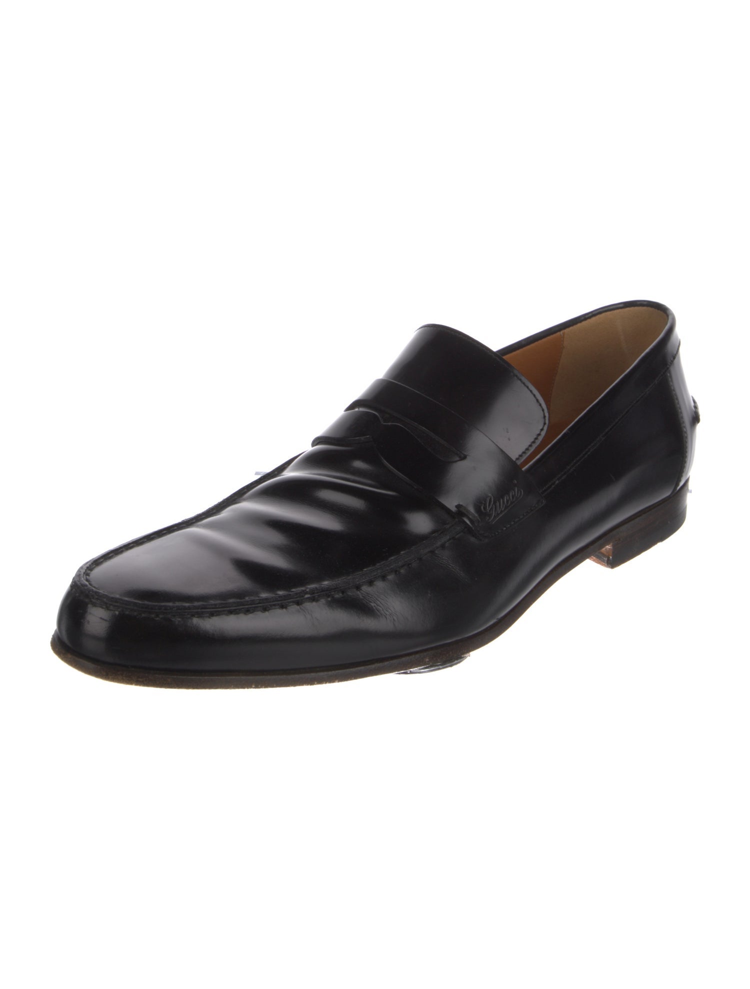Gucci Leather Dress Loafers