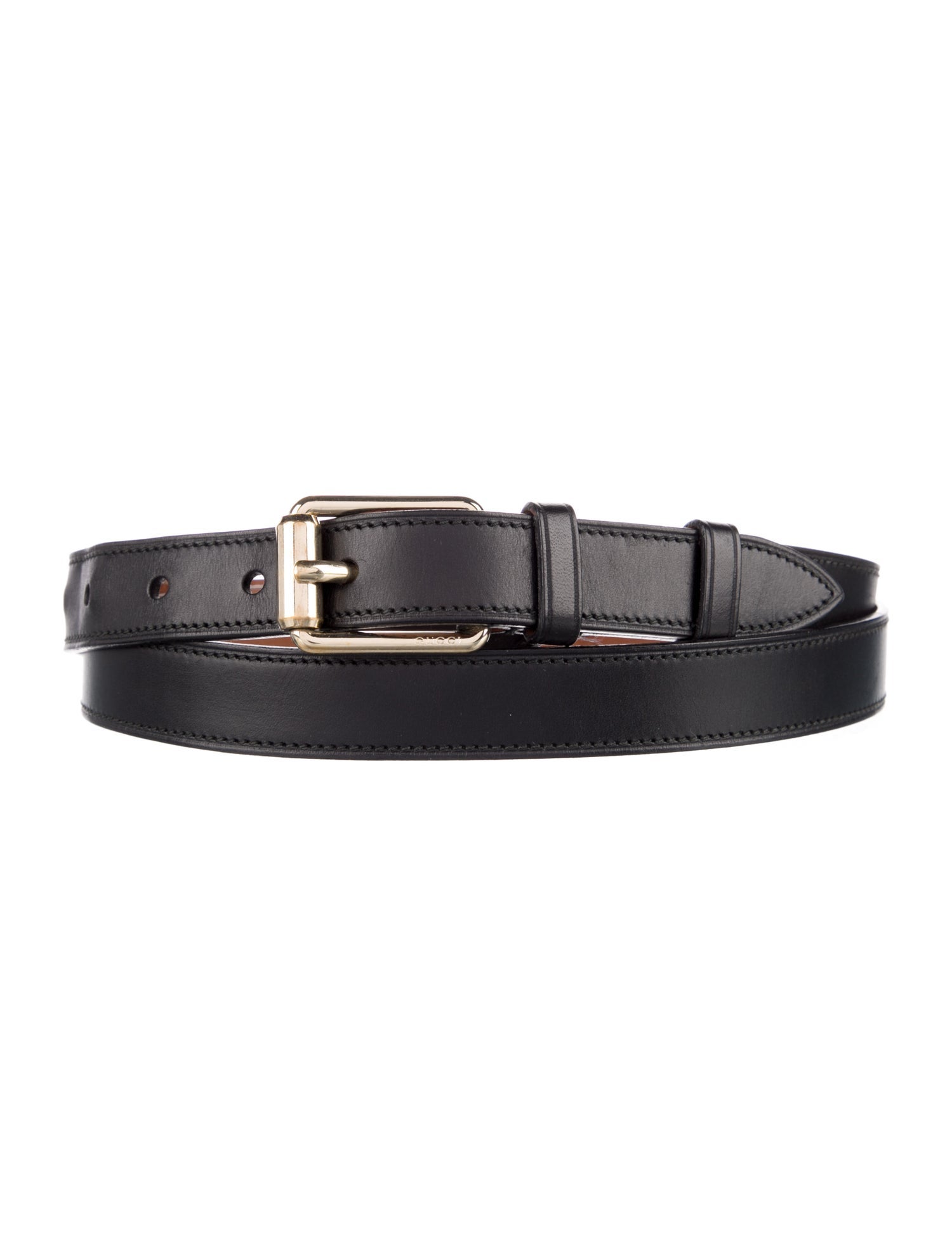 Gucci Skinny Leather Belt