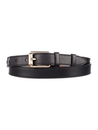 Gucci Skinny Leather Belt