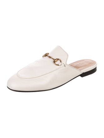 Gucci 1955 Horsebit Accent Leather Mules