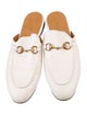 Gucci 1955 Horsebit Accent Leather Mules