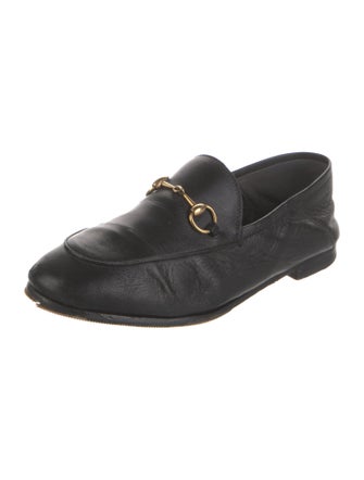 Gucci Horsebit Accent Leather Loafers