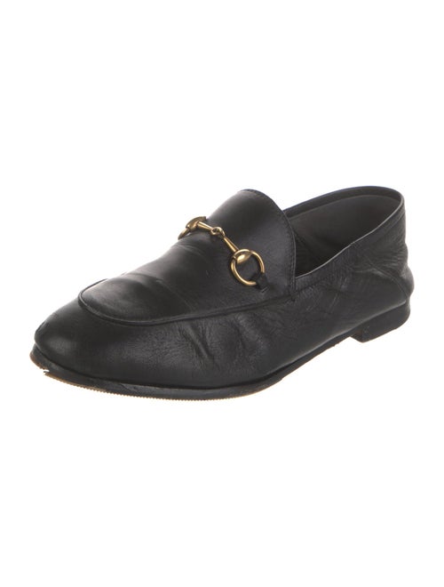 Gucci Horsebit Accent Leather Loafers
