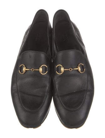 Gucci Horsebit Accent Leather Loafers