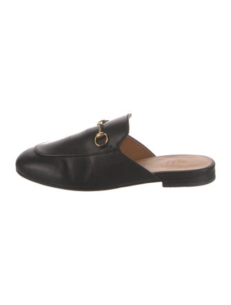 Gucci Horsebit Accent Leather Mules