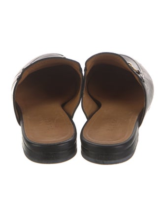 Gucci Horsebit Accent Leather Mules