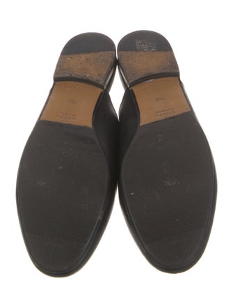 Gucci Horsebit Accent Leather Mules