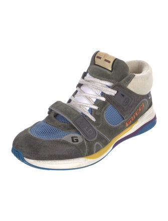 Gucci GG Logo Suede Sneakers