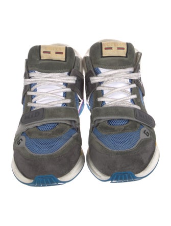 Gucci GG Logo Suede Sneakers