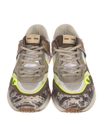 Gucci Double G Logo Suede Athletic Sneakers