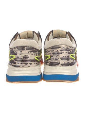 Gucci Double G Logo Suede Athletic Sneakers