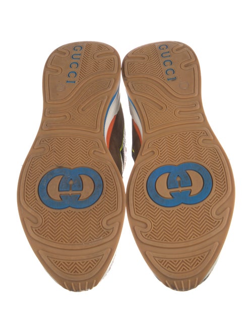 Gucci Double G Logo Suede Athletic Sneakers