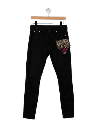 Gucci Low-Rise Skinny Leg Jeans