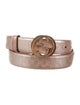Gucci Microguccissima Pattern Leather Belt
