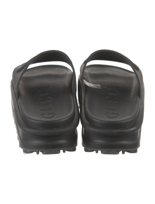 Gucci Interlocking G Logo Rubber Slides
