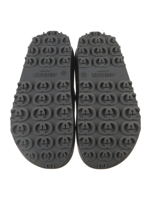 Gucci Interlocking G Logo Rubber Slides