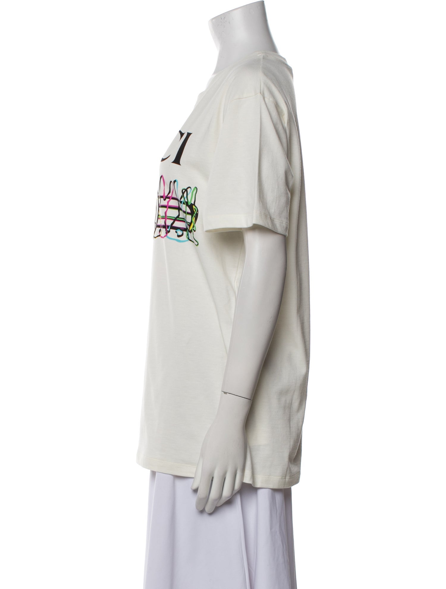 Gucci Graphic Print Crew Neck T-Shirt w/ Tags