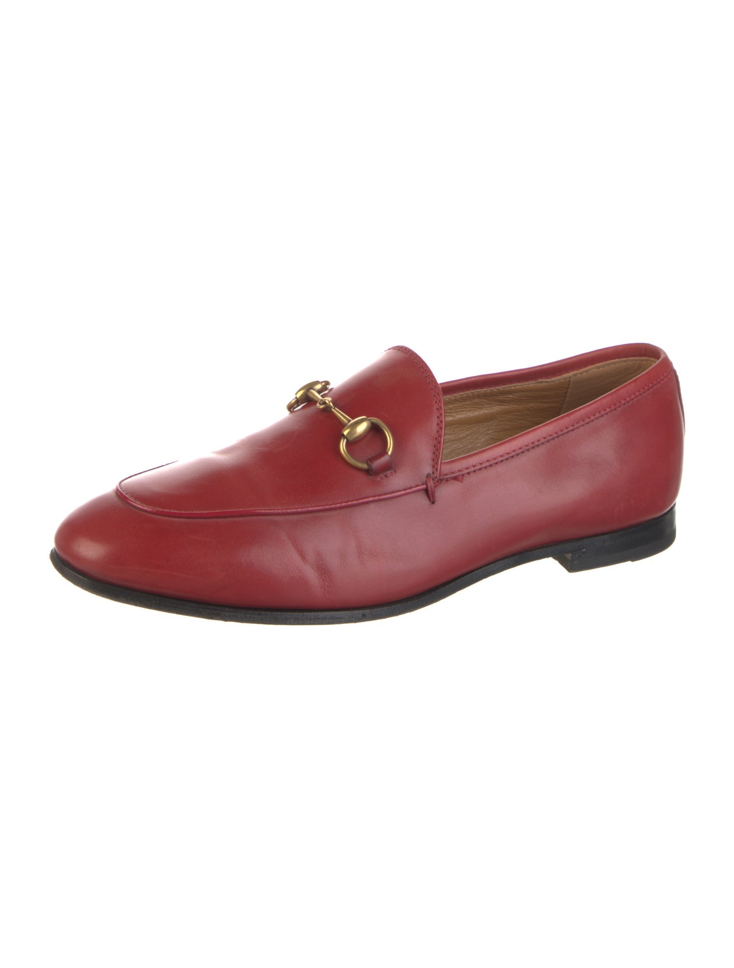 Gucci Horsebit Accent Leather Loafers