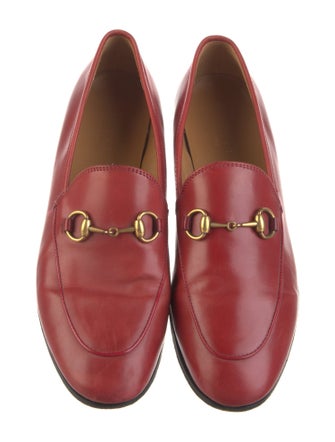 Gucci Horsebit Accent Leather Loafers