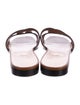 Gucci Interlocking G Logo Leather Slides